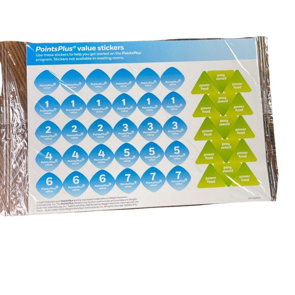 Weight Watchers Points Plus u Fitness Workout Success Handbook Stickers What to - Picture 10 of 10
